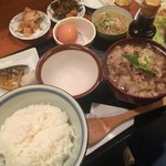 わっぱ定食堂 - 肉吸い定食！