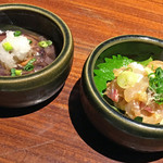 Kamadoya - 季節の小鉢二種
                        
