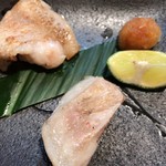 まさる - 甘鯛と喉黒の塩焼き