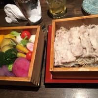 豚しゃぶ せいろ蒸し 豚匠 なんば邸 - 