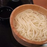 丸亀製麺 - 釜揚げ（大）税込390円(2016.11.13)