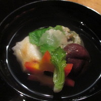分とく山 - 牡蠣のおろし蒸し