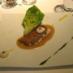 オーベルジュ・ド・リル - 若鶏胸肉の低温ロティ　ウィーン風　シェリー酒風味のソース