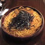 スパゲティーnokishita - たらこと納豆のスパゲッティ大盛