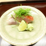 天神橋 青木 - お造り（金目鯛）