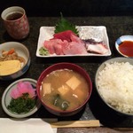 魚盛 - 201611 魚盛  ★本日のランチ(刺身）850円★