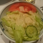 ランチのサラダ