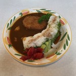 丹沢湖レストハウス - 三保ダムカレー。２０１６年にデビューのようです。