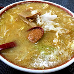 ラーメン天狗山 - 味噌大盛り＋メンマ、白きくらげ。最近トッピングの量が減ったかなｗ