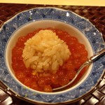 鮨 鈴木 - ミニ  丼いくら♪ 器は引退した水谷の親父さんから譲り受けた物