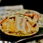 銀寿司 - 香箱蟹　せこ蟹（雌のズワイガニ）の内子と外子が美味