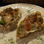 牡蠣の香草焼き