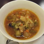 コルテロ - 本日のスープ　ミネストローネ　300円