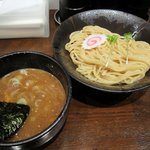 麺屋　宝袋 - 「一号つけ麺 【魚介・鶏・豚骨】 並200g(\670)」。