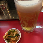 玉一さんのキムチがセルフで食べ放題です(^-^)/