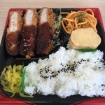 Kansai Supa - (料理)石田豚の厚切りロースミニとんかつ弁当