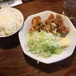 頑固壱徹  - +１００円でご飯とチキン南蛮。