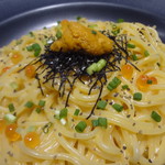 鎌倉パスタ - 生うにとイクラのクリームパスタ