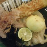 ちく玉天ぶっかけのアップ