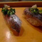 小判寿司 - あじ