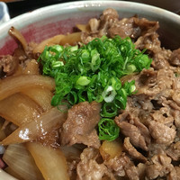 すき焼き 牛しゃぶ 松重 - 朝姫丼の牛丼