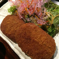 すき焼き 牛しゃぶ 松重 - 松定食（コロッケ・メンチカツ）