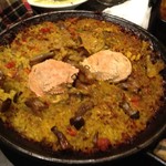 スペイン料理 アロス - 香箱ガニのパエリア（2014年2月）