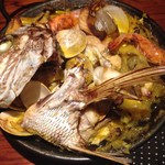 スペイン料理 アロス - 魚介のパエリア（2012年10月）