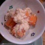 ふぐ料理無風 - 柿の白和え