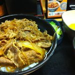 Yoshinoya - 来ました新メニュー「牛鍋丼」