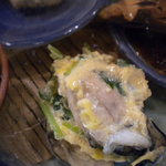 ふぐ料理無風 - 牡蠣の卵とじ