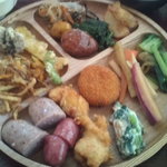 くるるの杜 農村レストラン - 【2010年10月】おかずのプレートのアップです。