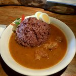 rub luck cafe - チキンカレー ライス大盛 850円＋100円