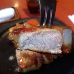 ポークステーキ　安曇野ポーク