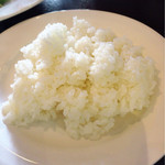 洋食屋クローバー - メンチカツランチのご飯