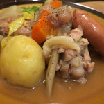 食堂コヨミ - 鶏肉とウィンナーのたっぷり野菜ポトフ定食