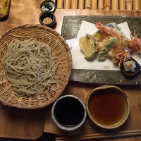 九つ井 本店 - 天ざるそば 車海老 2,500円（税込）