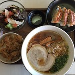 もりずみキッチン - らぁ麺ランチセット（醤油らぁ麺）1,200円
