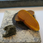 寿司栄 - 28年11月　唐墨　自家製蟹味噌