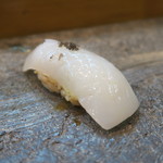 寿司栄 - 28年11月　墨烏賊　烏賊墨塩