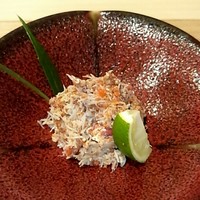 鮨 まるふく - 香箱蟹の身×内子×外子
