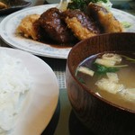 Resuto paaraa kougen - 豚ひれかつ定食