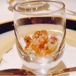 アピシウス - 2016.11.  サーモンと北寄貝 キヌアと共に ライムの香りで