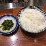 久留米・大砲ラーメン KITTE博多店 - ごはん 130円