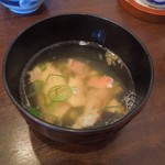 やまひこ鮨 - お味噌汁