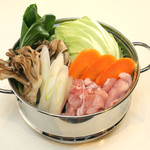 ドラム缶焼肉 - 彩り野菜と豚肉のヘルシー鍋