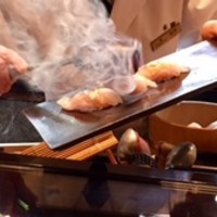 水暉 ザ・リッツ・カールトン京都 - のどぐろの皮目を炭で焼いて。