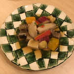 旬菜 おぐら家 - 秋野菜と京生麩の炊き合せ