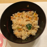 旬菜 おぐら家 - 秋鮭といくらの炊き込みご飯