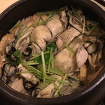 旬菜 おぐら家 - 大粒牡蠣と生姜の炊き込みご飯